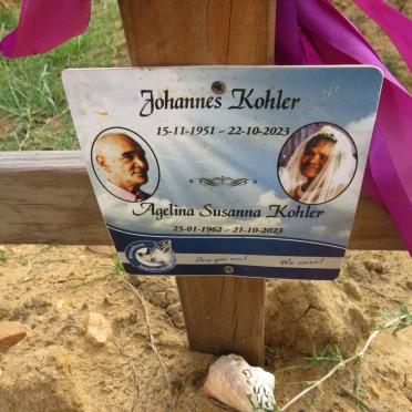KOHLER Johannes 1951-2023 :: KOHLER Agelina Susanna 1962-2023