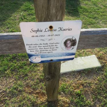 KOERIES Sophie Louisa 1932-2021