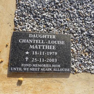 MATTHEE Marjorie nee MOORE 1952-2022 :: ARENDSE Allistine Varety nee MATTHEE 1969-2006 :: MATTHEE Chantell-Louise 1979-2003_3