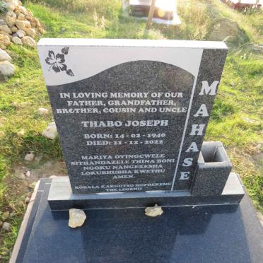 MAHASE Thabo Joseph 1940-2022
