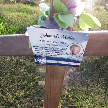 MULLER Johanna 1953-2023