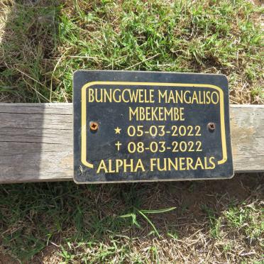 MBEKEMBE Bungcwele Mangaliso 2022-2022