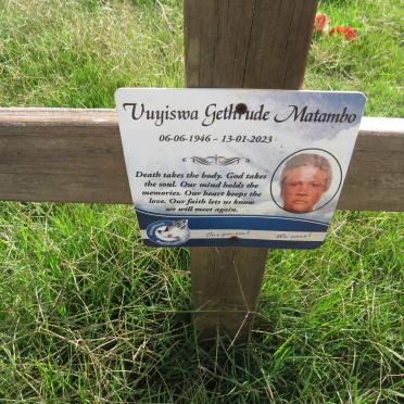 MATAMBO Vuyiswa Gethrude 1946-2023