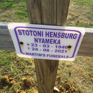 NYAMEKA Stotoni Hensburg 1946-2021