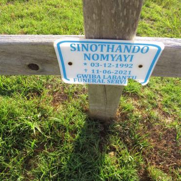 NOMYAYI Sinothando 1992-2021