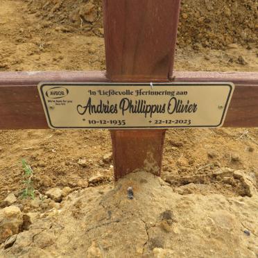 OLIVIER Andries Phillippus 1935-2023