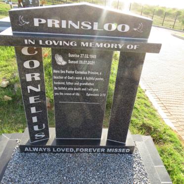 PRINSLOO Cornelius 1949-2021