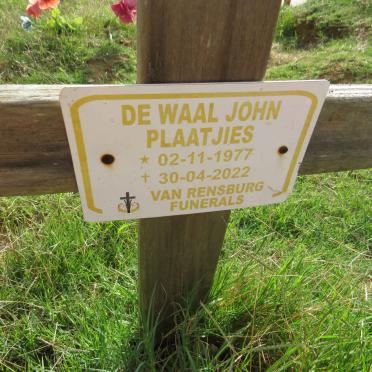 PLAATJIES De Waal John 1977-2022