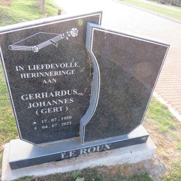 ROUX Gerhardus Johannes, le 1950-2021
