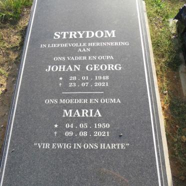 STRYDOM Johan Georg 1948-2021 & Maria 1950-2021