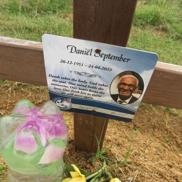 SEPTEMBER Daniel 1951-2023