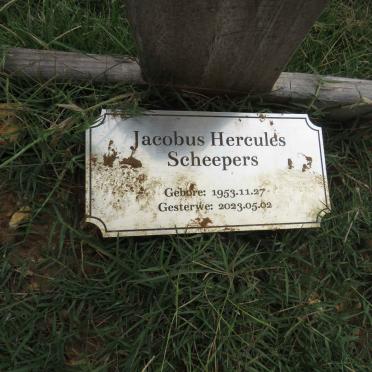 SCHEEPERS Jacobus Hercules 1953-2023