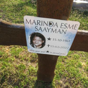 SAAYMAN Marinda Esme 1961-2022
