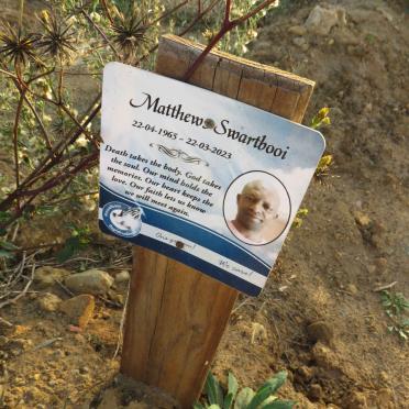 SWARTBOOI Matthew 1965-2023