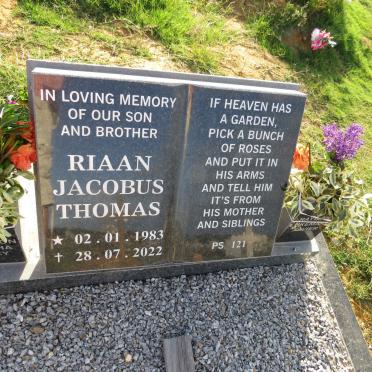 THOMAS Riaan Jacobus 1983-2022