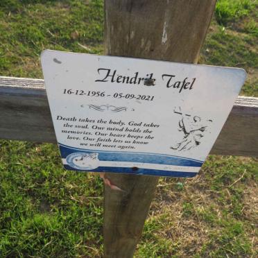 TAFEL Hendrik 1956-2021
