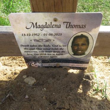 THOMAS Magdalena 1952-2023