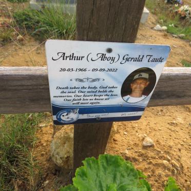 TAUTE Arthur Gerald 1966-2022