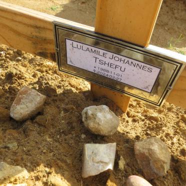 TSHEFU Lulamile Johannes 1988-2024