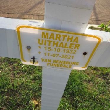 UITHALER Martha 1932-2021