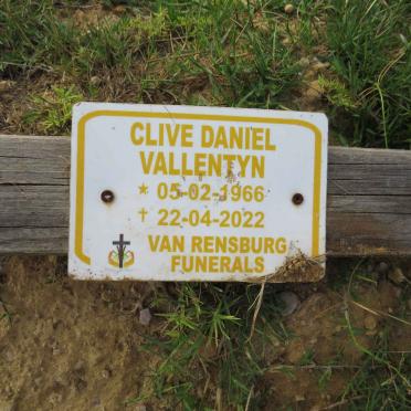 VALLENTYN Clive Daniel 1966-2022