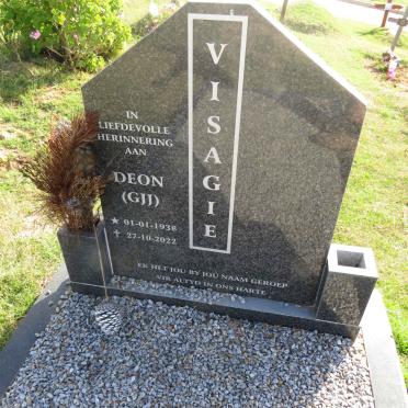 VISAGIE G.J.J. 1938-2022