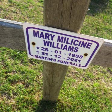 WILLIAMS Mary Milicine 1958-2021