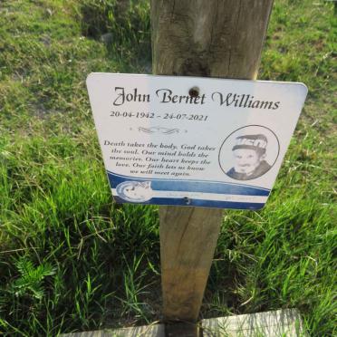 WILLIAMS John Bernet 1942-2021