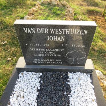 WESTHUIZEN Johan, van der 1952-2022