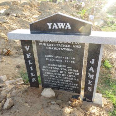 YAWA Velile James 1940-2023