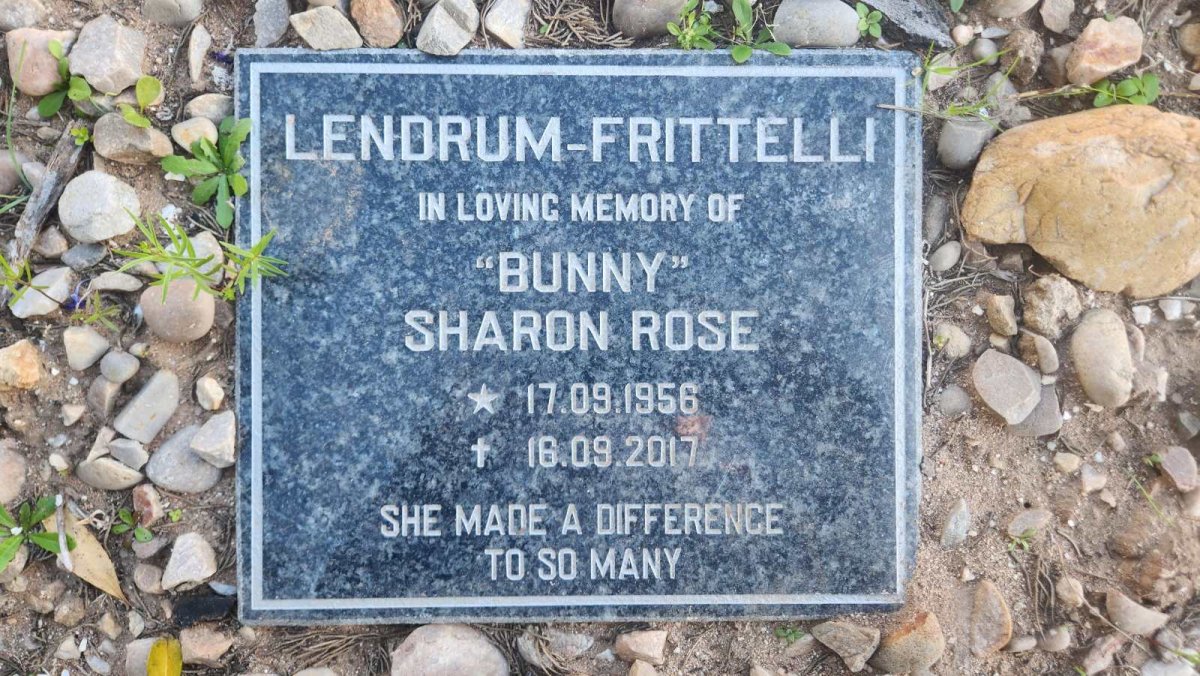LENDRUM-FRITTELLI Sharon Rose 1956-2017