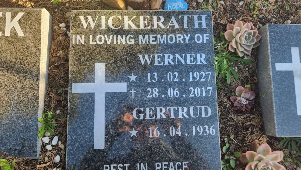 WICKERATH Werner 1927-2017 & Gertrud 1936-