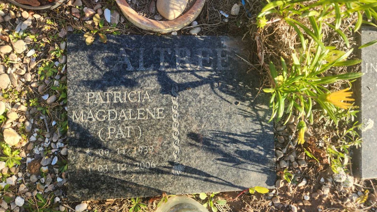 ALTREE Patricia Magdalene 1939-2006