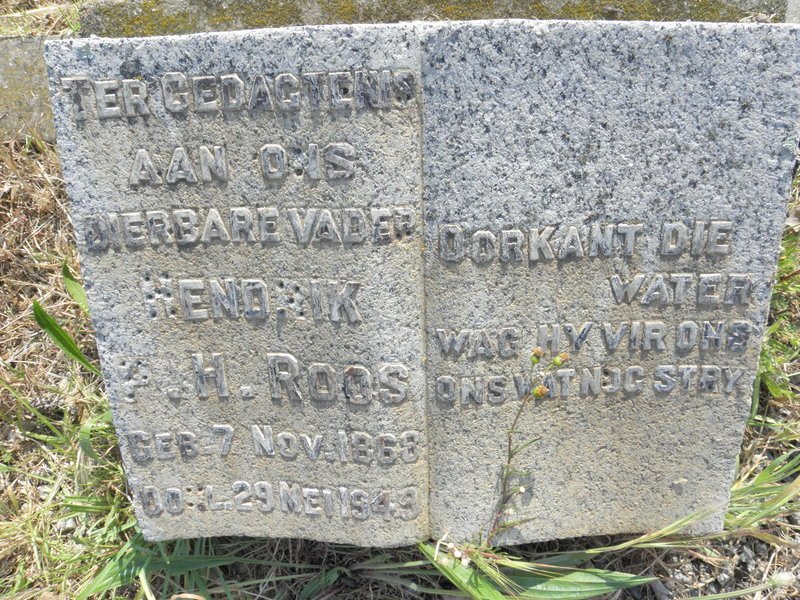 ROOS Hendrik H. 1868-1949