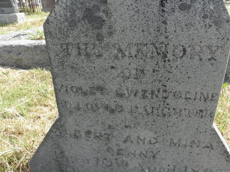 RENNY Violet Gwendoline 1885-1885