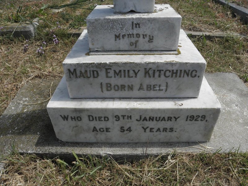 KITCHING Maud Emily nee ABEL -1929