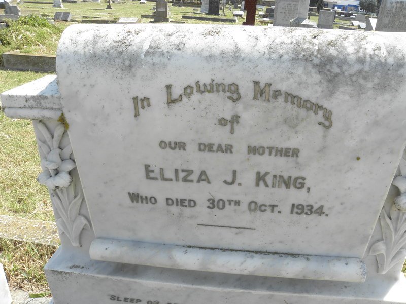 KING Eliza J. -1934