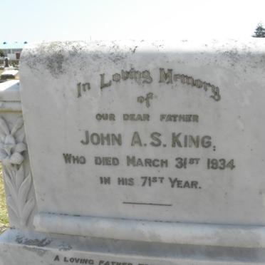 KING John A.S. -1934