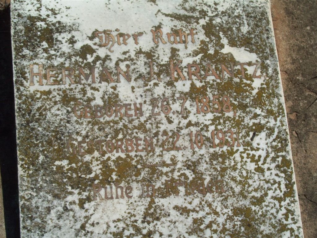 KRANTZ Herman J. 1858-1931