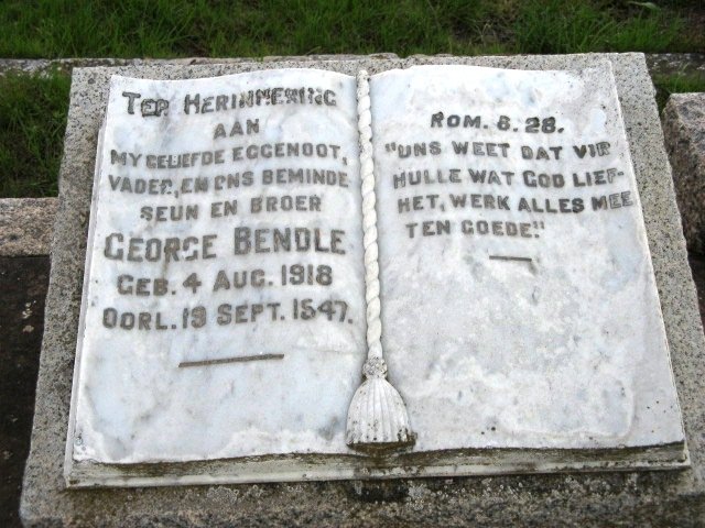 BENDLE George 1918-1947
