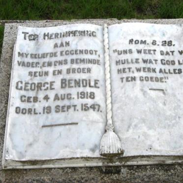 BENDLE George 1918-1947
