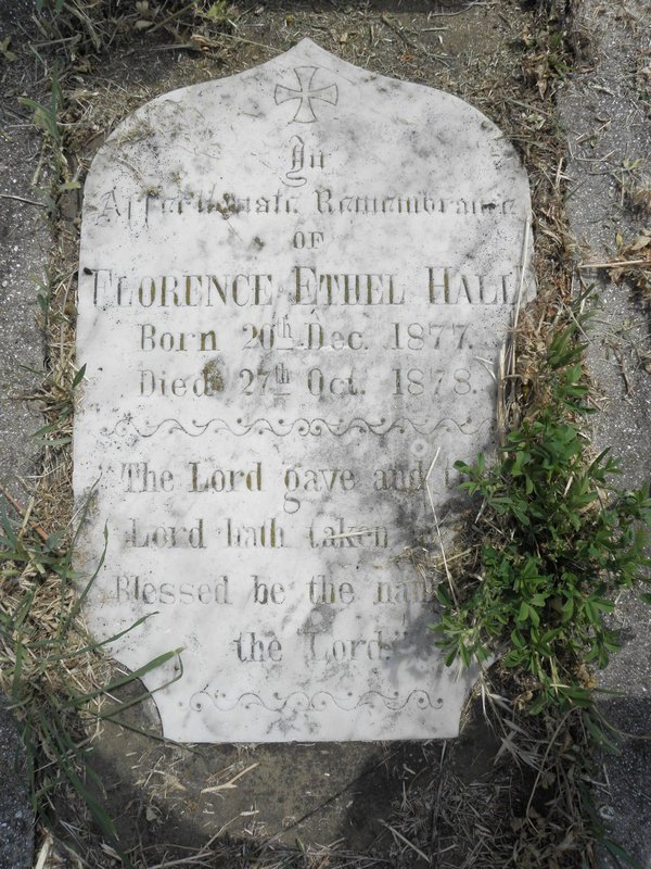 HALL Florence Ethel 1877-1878