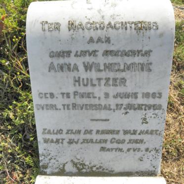 HULTZER Anna Wilhelmine 1863-1959
