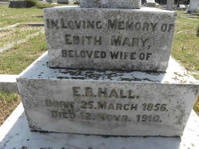 HALL Edith Mary 1856-1910