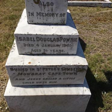 POWRIE Isabel Douglas -1901