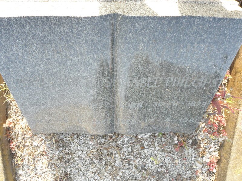 PHILLIPS Thomas 1877- &amp; Mabel 1879-1961