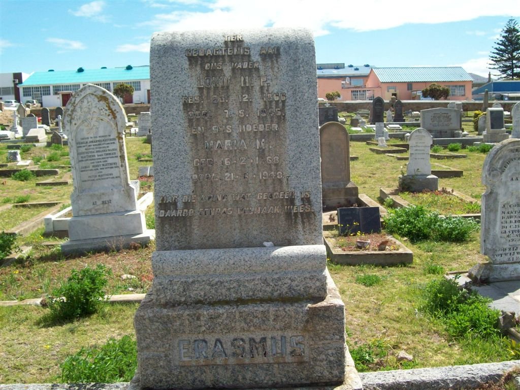 LOUW H.P. 1866-1946 &amp; Maria M. 1868-1948