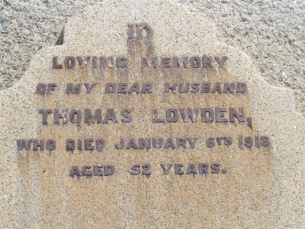 LOWDEN Thomas -1918