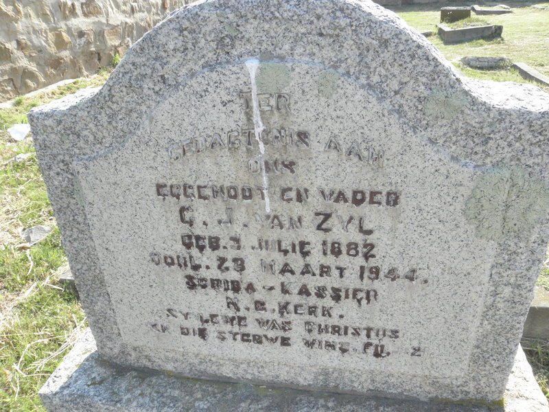 ZYL G.J., van 1882-1944