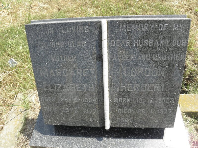 CUFF Margaret Elizabeth 1894-1977 :: CUFF Gordon Herbert 1923-1977